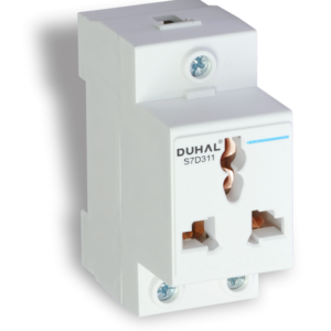 Ổ cắm thanh ray tủ điện đa năng 3 chấu 16A (S7D311)