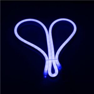 LED DÂY KIỂU NEON BẺ GÓC HAI CHIỀU ÁNH SÁNG XANH LAM 6W/M (NEL01)