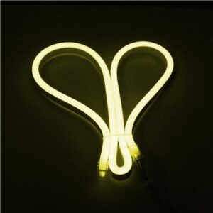 LED DÂY KIỂU NEON BẺ GÓC HAI CHIỀU ÁNH SÁNG VÀNG 6W/M (NEV01)